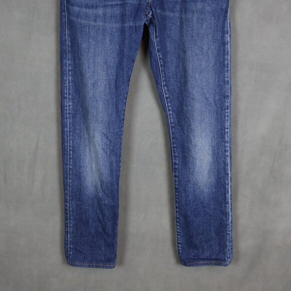 Imogene and Willie Jeans Mens 30x29 Blue Barton Washburn Slim Straight USA Made - Picture 5 of 14